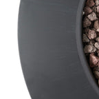 Alora Modern 32-Inch 40K BTU Round Iron Propane Fire Pit
