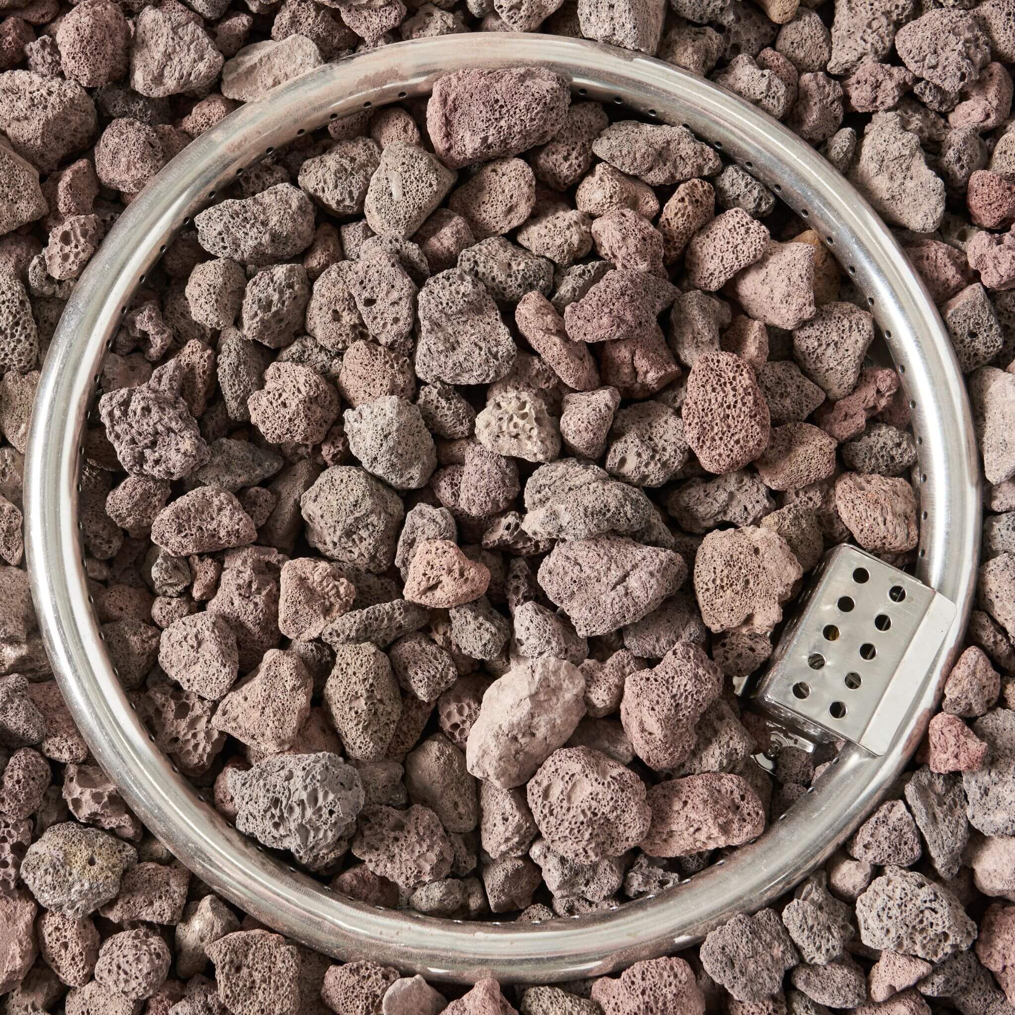 Alora Modern 32-Inch 40K BTU Round Iron Propane Fire Pit