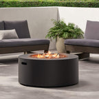 Alora Modern 32-Inch 40K BTU Round Iron Propane Fire Pit