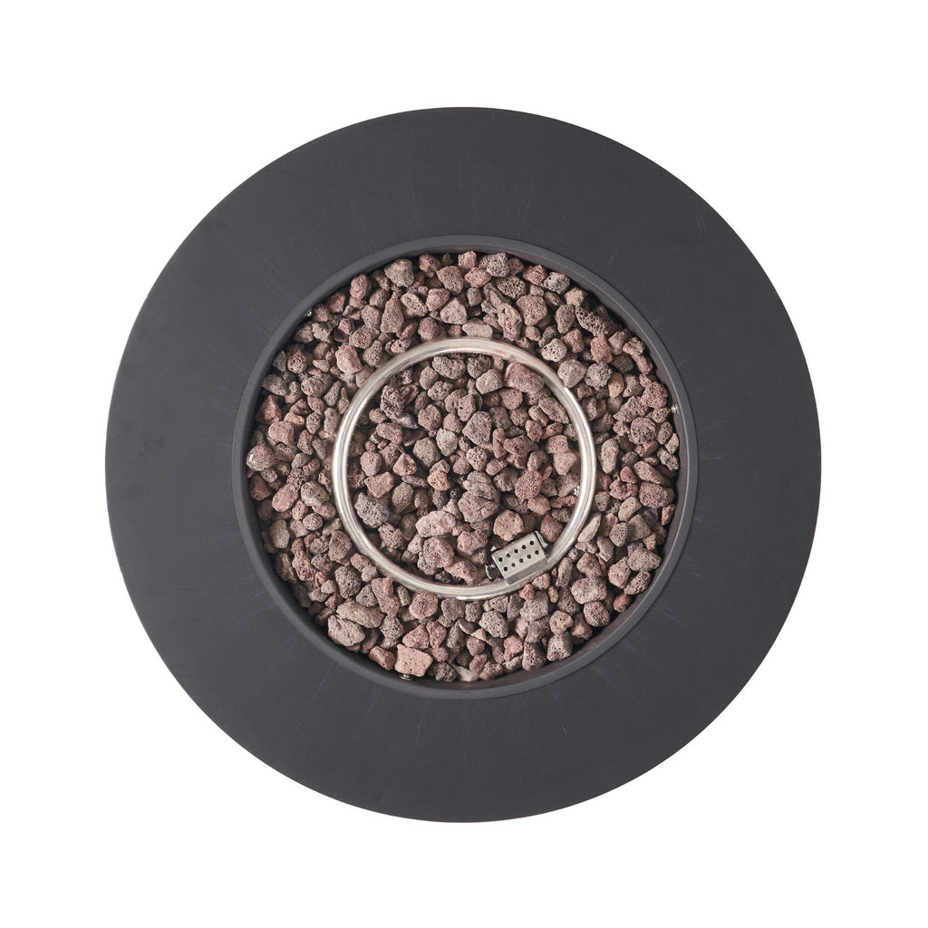 Alora Modern 32-Inch 40K BTU Round Iron Propane Fire Pit