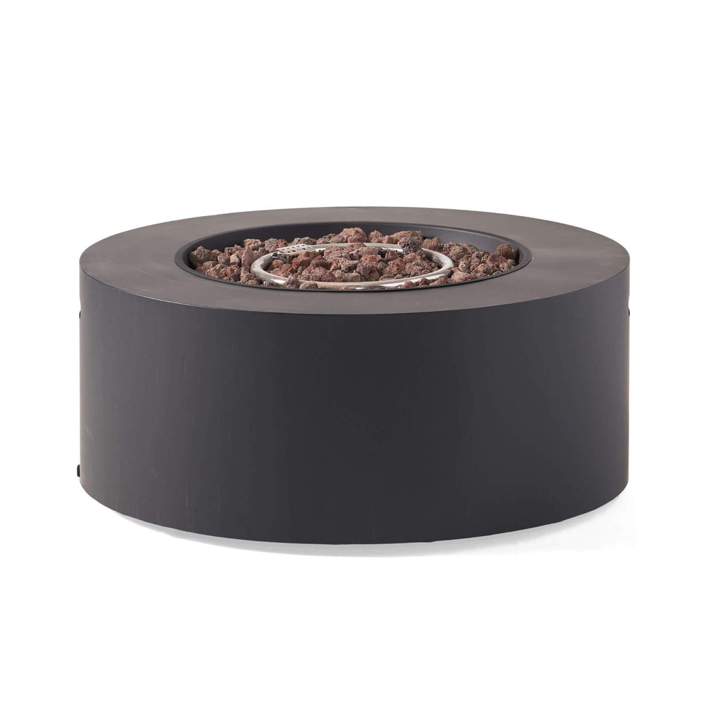 Alora Modern 32-Inch 40K BTU Round Iron Propane Fire Pit