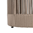 Alora Modern Rustic Coffee Table & Side Table With Woven Rope Design