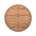 Alora Modern Rustic Coffee Table & Side Table With Woven Rope Design