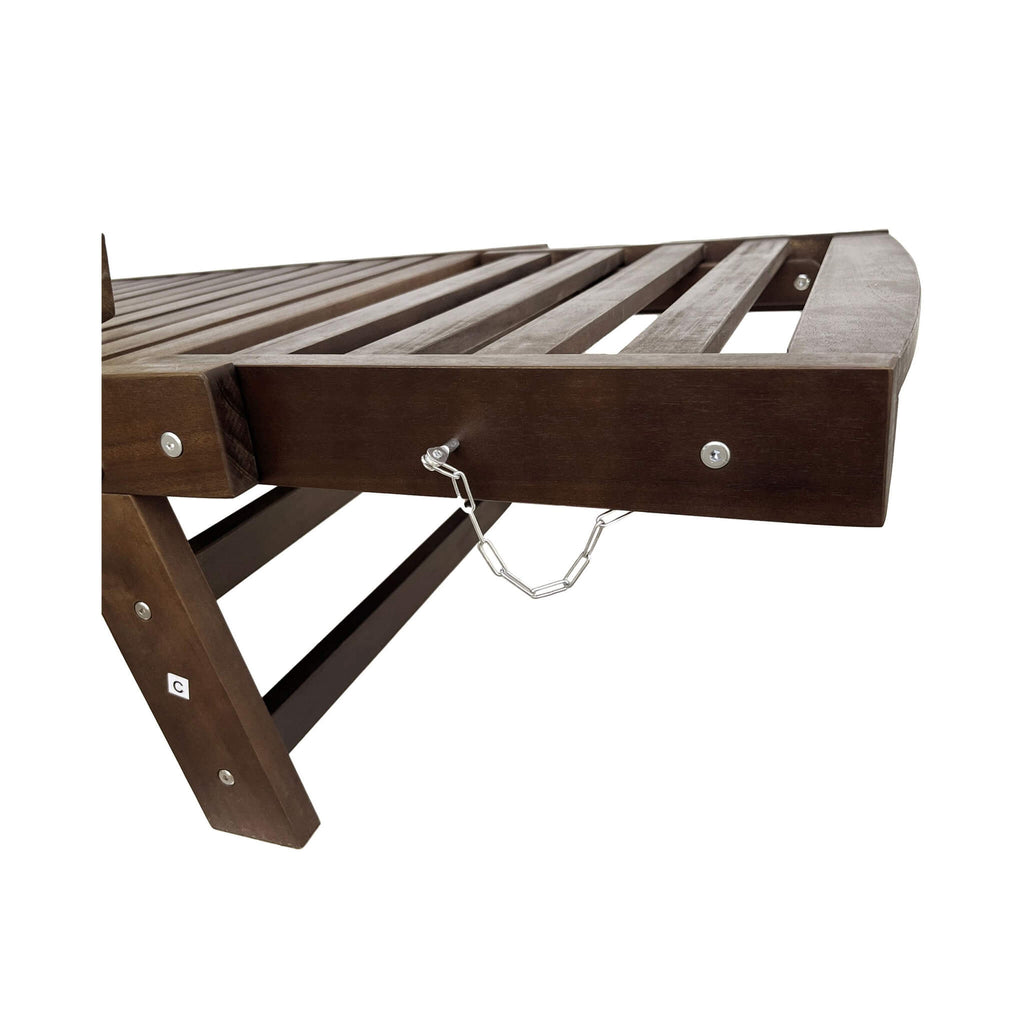 Alora Outdoor Adjustable Wooden Patio Daybed Sofa With Cushions