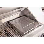 Premium Outdoor Kitchen With 32-Inch 60K BTU Built-In Stainless Steel LPG Gas Grill, Door and Drawer Combo and Stainless-Steel Ice Box