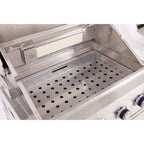 Premium Outdoor Kitchen With 32-Inch 60K BTU Built-In Stainless Steel LPG Gas Grill, Door and Drawer Combo and Stainless-Steel Ice Box