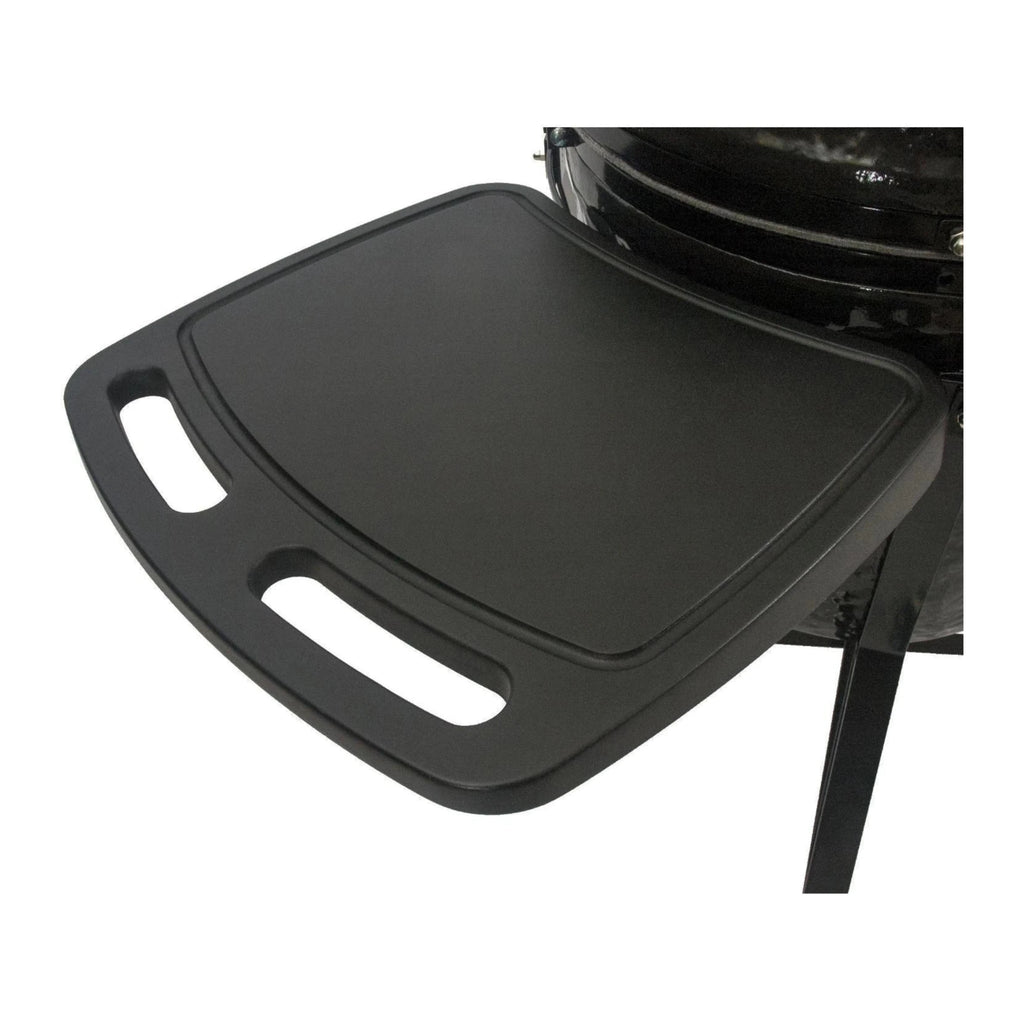 Primo Oval Large 300 All-In-One Ceramic Kamado Grill W/ Cradle, Side Shelves & Stainless- Steel Grates