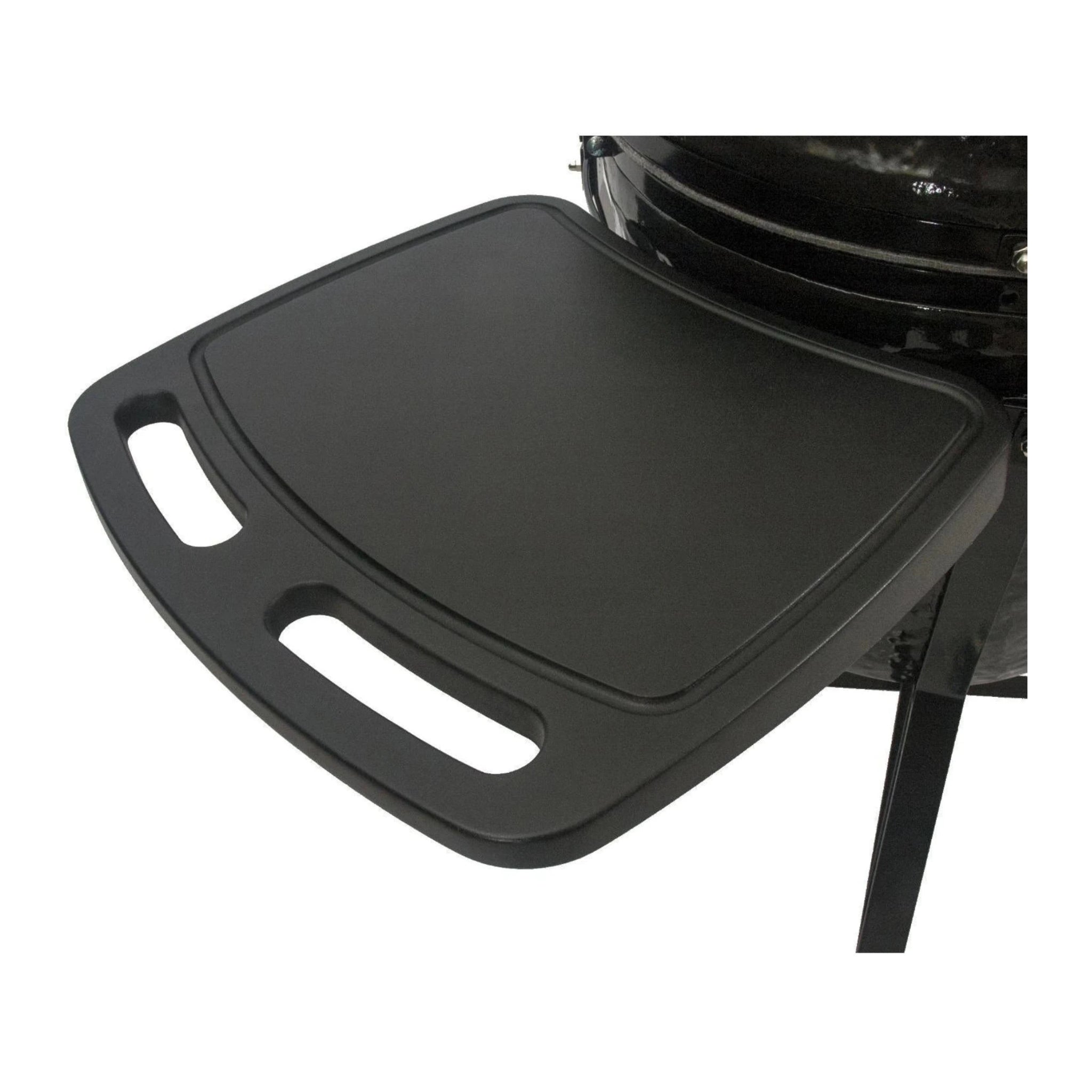 Primo Oval Large 300 All-In-One Ceramic Kamado Grill W/ Cradle, Side Shelves & Stainless- Steel Grates