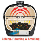 Primo Oval XL 400 Ceramic Kamado BBQ Grill W/ Stainless Steel Grates