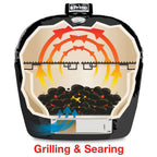 Primo Oval XL 400 Ceramic Kamado BBQ Grill W/ Stainless Steel Grates