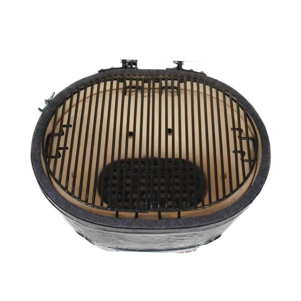 Primo Oval XL 400 Ceramic Kamado BBQ Grill W/ Stainless Steel Grates