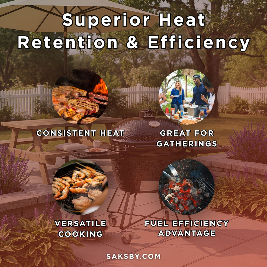 Primo Oval XXL All-In-One Ceramic Charcoal Grill