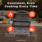Summerset Sizzler Built-In Propane Gas Grill