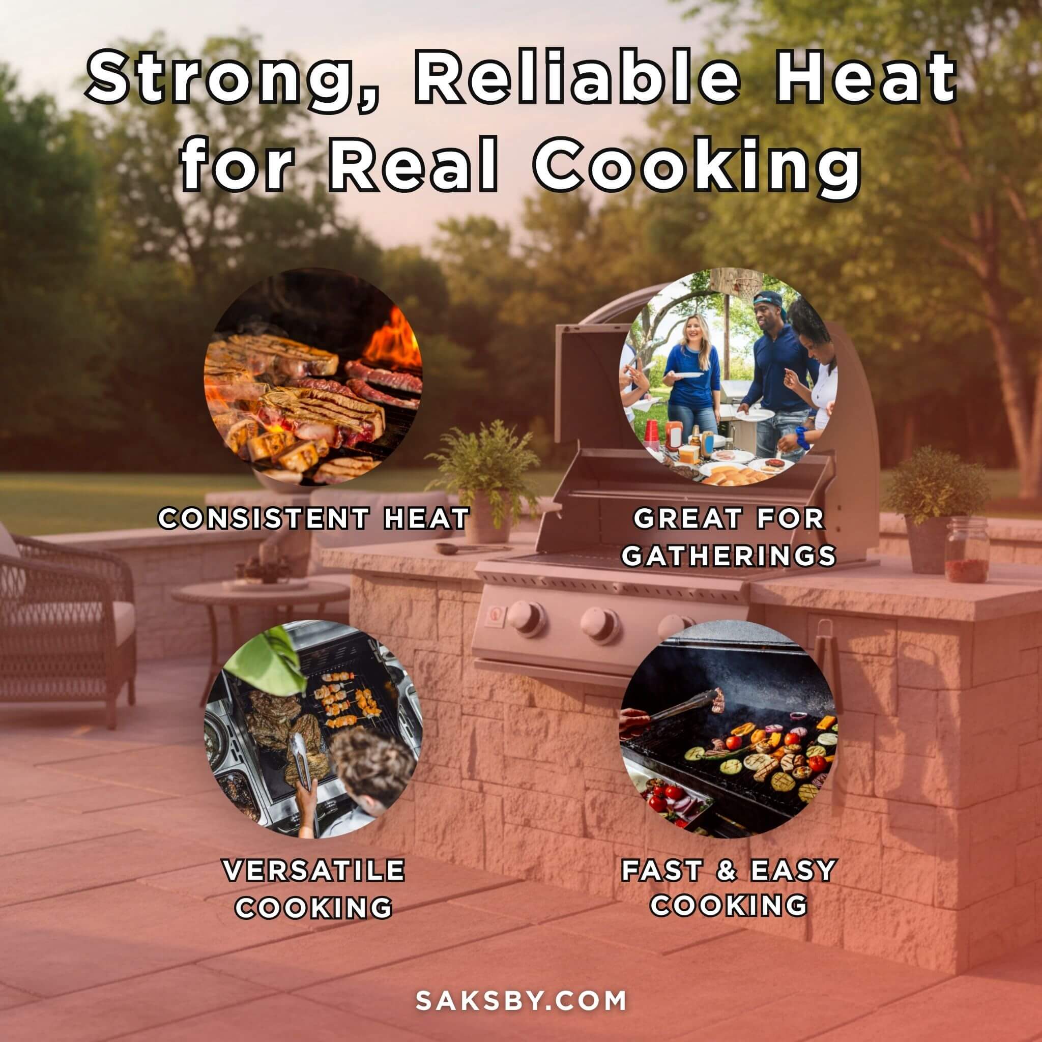 Summerset Sizzler Built-In Propane Gas Grill