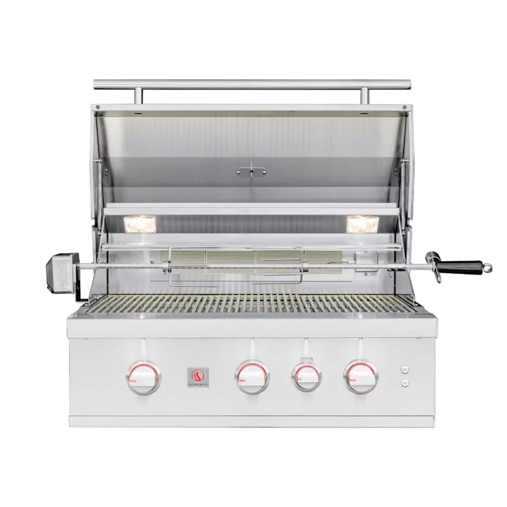 Summerset TRL Pro Built-In Grill With Rear Infrared Burner And Rotisserie Kit