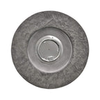 Alora 32-Inch Transitional Outdoor Concrete Round Propane Fire Pit Table, Gray