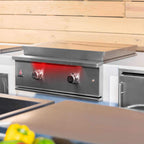 TrueFlame 30" Premium Built-In Stainless Gas Griddle Grill