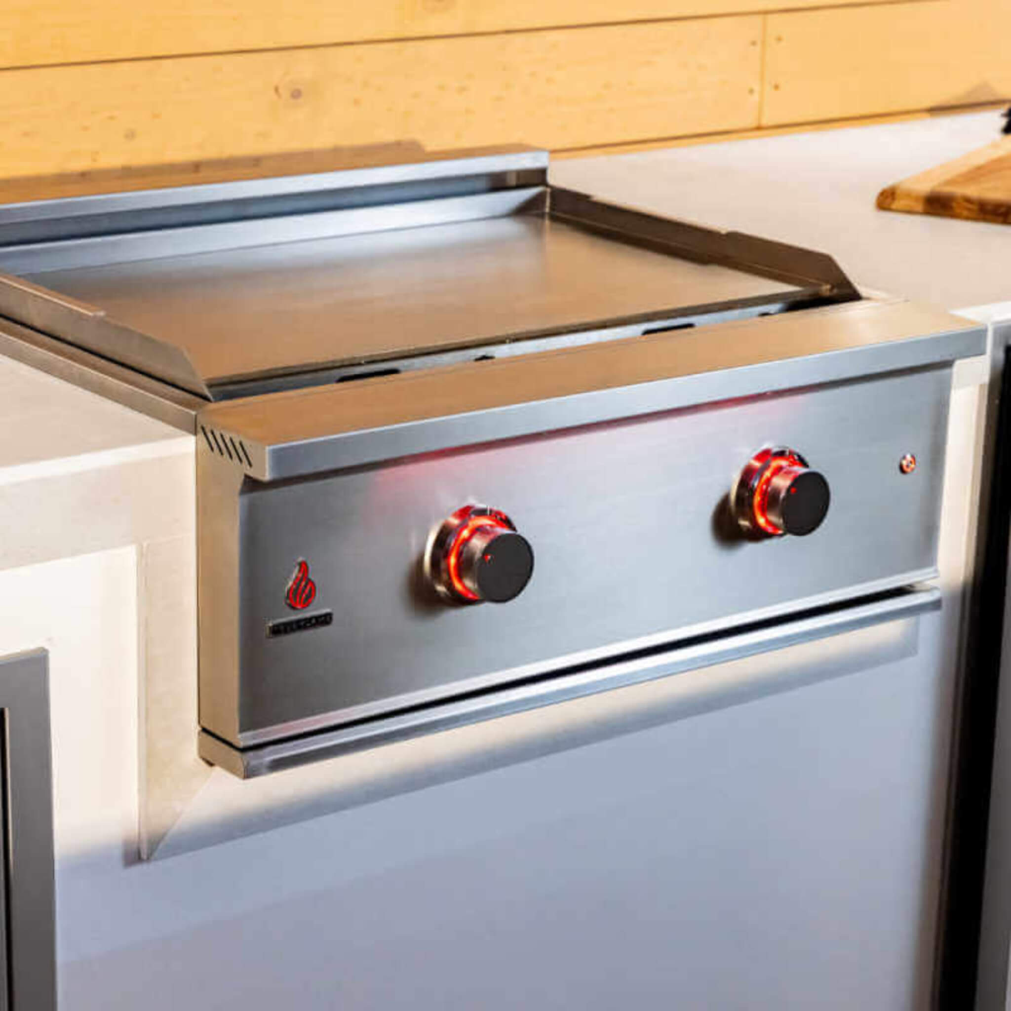 TrueFlame 30" Premium Built-In Stainless Gas Griddle Grill
