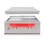 TrueFlame 30" Premium Built-In Stainless Gas Griddle Grill