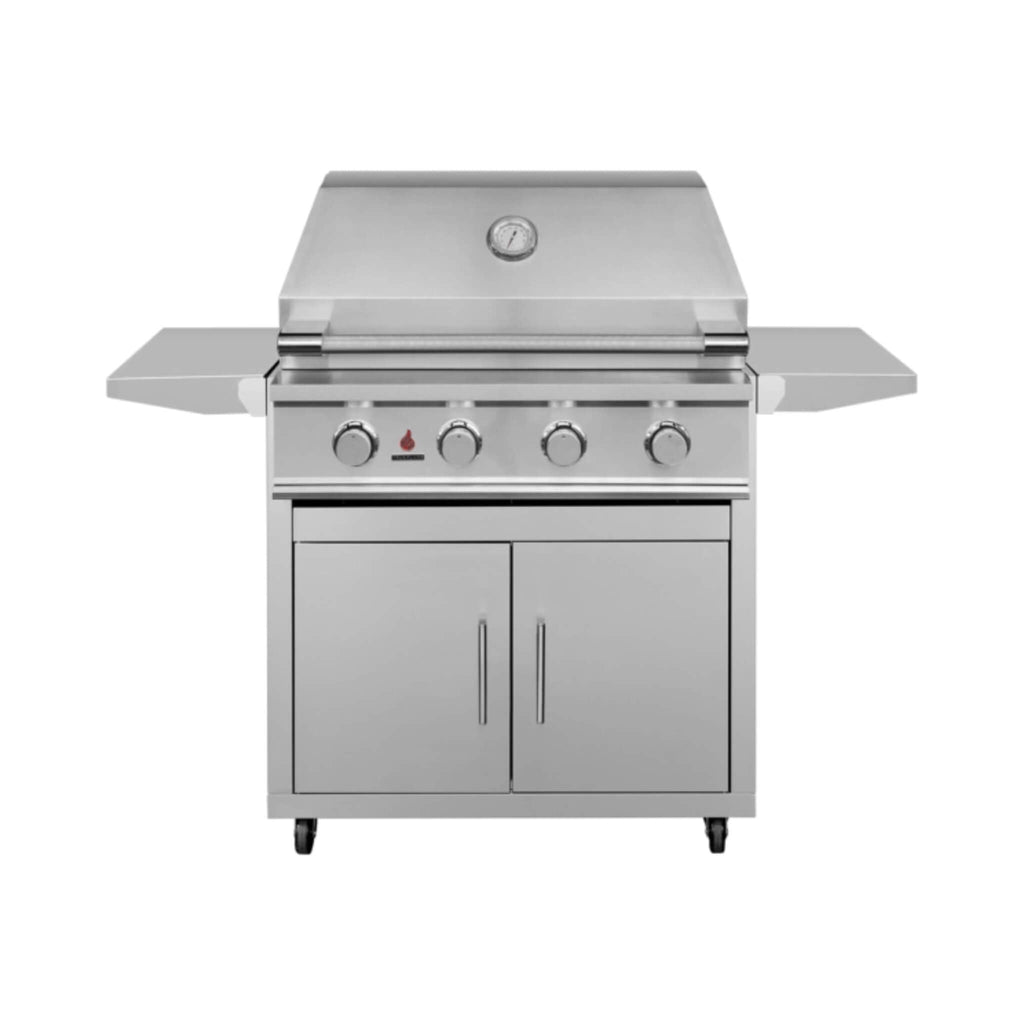 TrueFlame E-Series Stainless Steel Gas Freestanding Grill with Cart