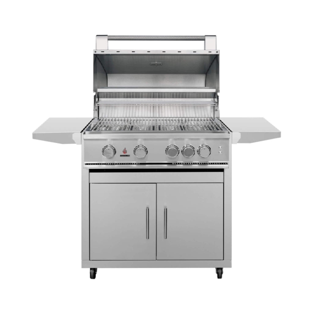 TrueFlame E-Series Stainless Steel Gas Freestanding Grill with Cart