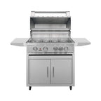 TrueFlame E-Series Stainless Steel Gas Freestanding Grill with Cart