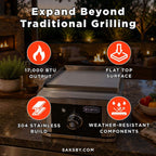 Wildfire Outdoor Living Ranch Pro 15-Inch Stainless Steel Side Griddle [WFSDGRD-BSS/SS] (SAK19684)