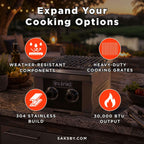 Wildfire Outdoor Living Ranch Pro 14-Inch Stainless Steel Double Side Burner