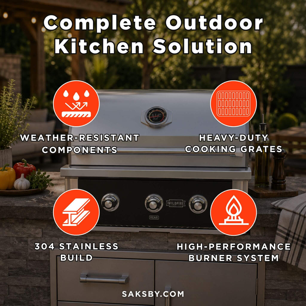 Wildfire Outdoor Living Ranch Pro 30-Inch 304 Stainless Steel Grill